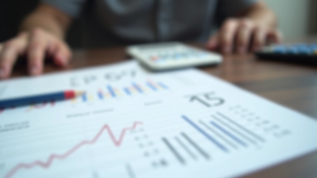 Papier mit Inflationsstatistiken und Diagrammen auf einem Schreibtisch