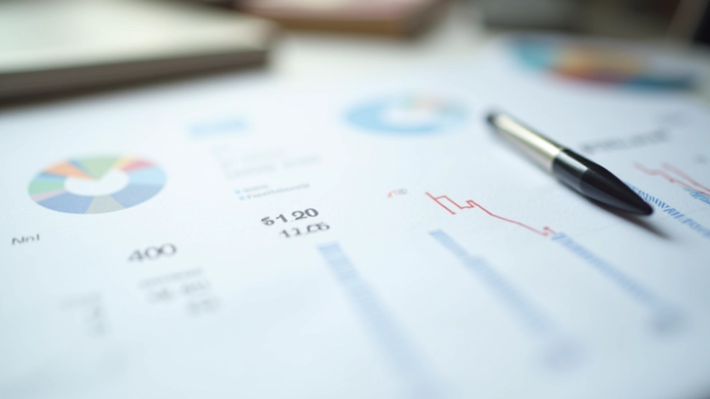 Nahaufnahme von Inflationsdaten auf Papier mit Grafiken und statistischen Diagrammen