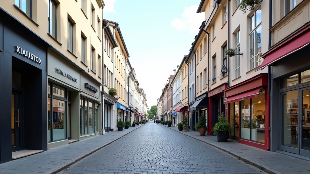 Vergleich von Münchner und Leipziger Straßen mit unterschiedlichen Preisniveaus