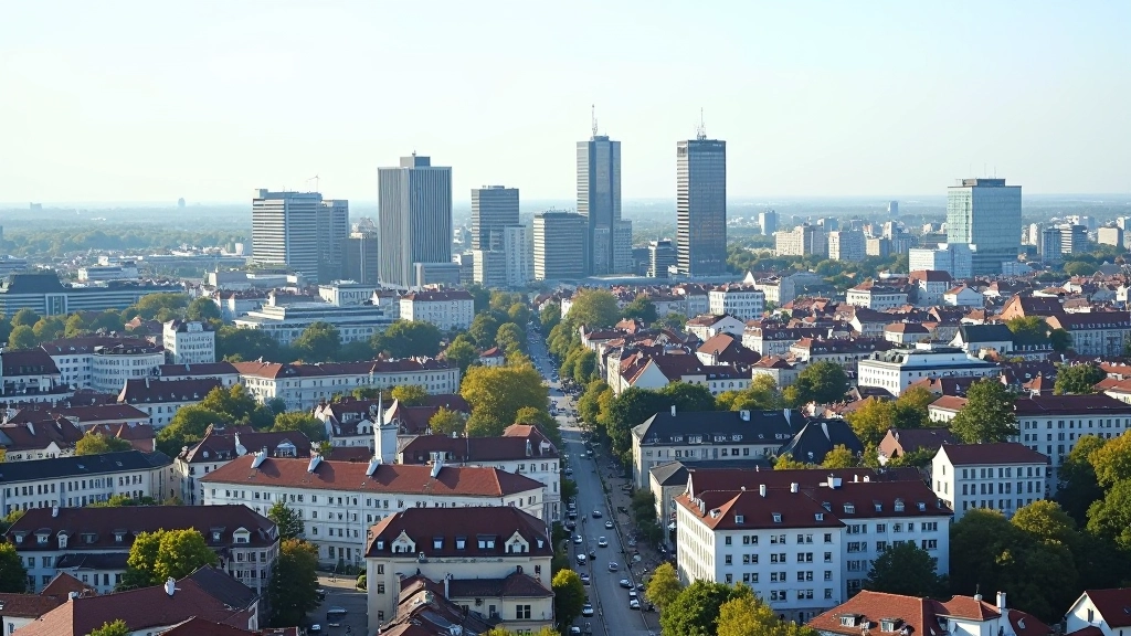 Deutsche Städte mit unterschiedlichen Preisniveaus und modernen Gebäuden